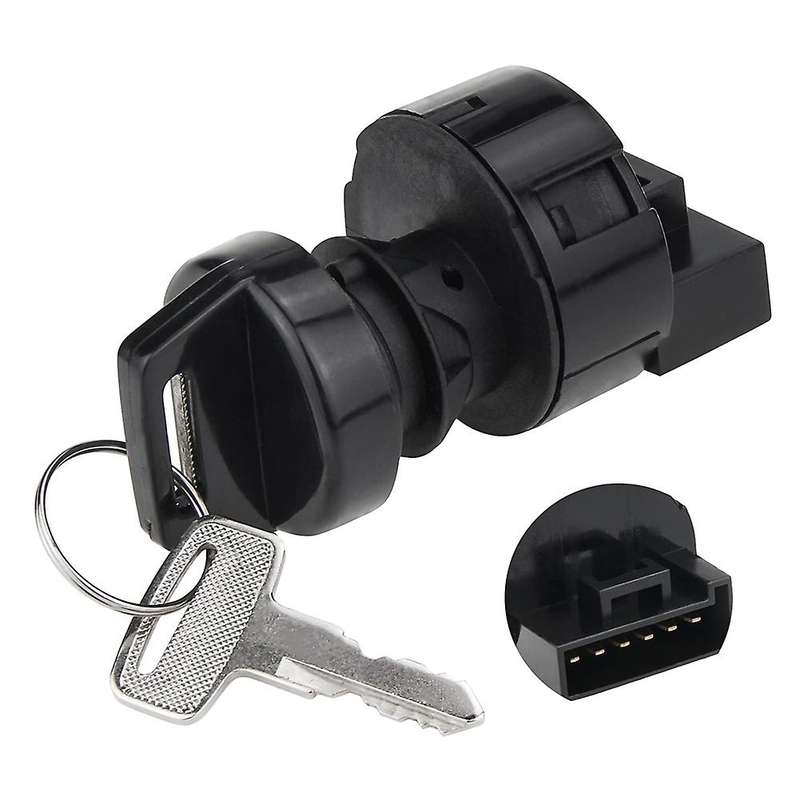 4012165 Ignition Switch Lock Keys Set Fit for Rzr 570 800 900 1000 Off/run/start 6 Pin 3 Position