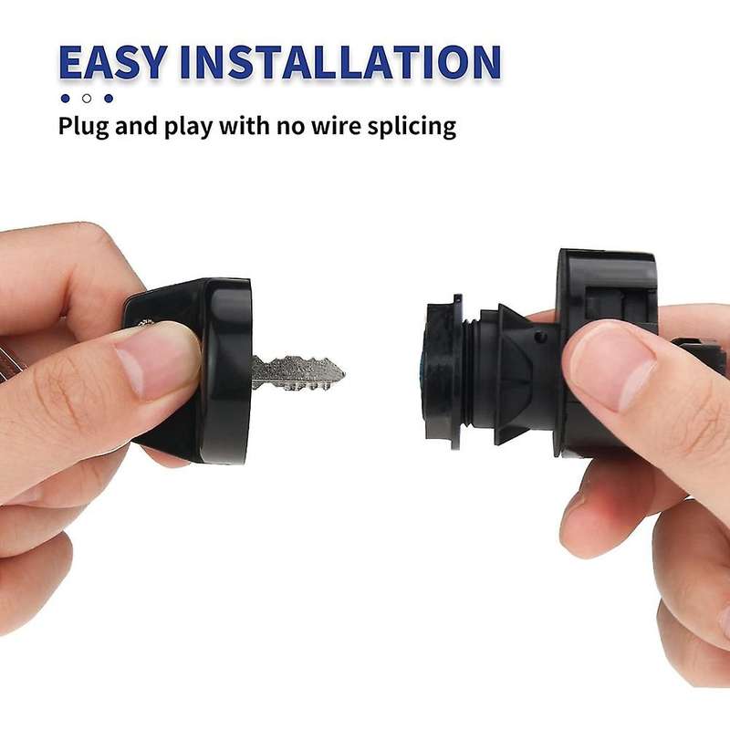 4012165 Ignition Switch Lock Keys Set Fit for Rzr 570 800 900 1000 Off/run/start 6 Pin 3 Position