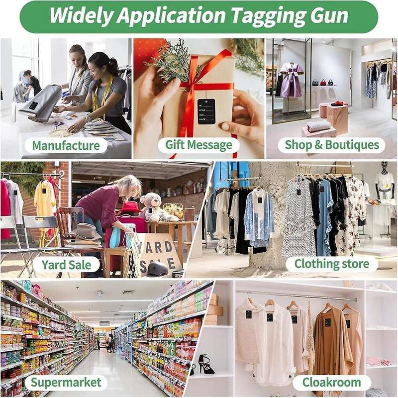 4098Pcs TaggingGun for Clothing Retail Price Tag AttacherGun Kit, TaggingGun Kit for Clothes Store