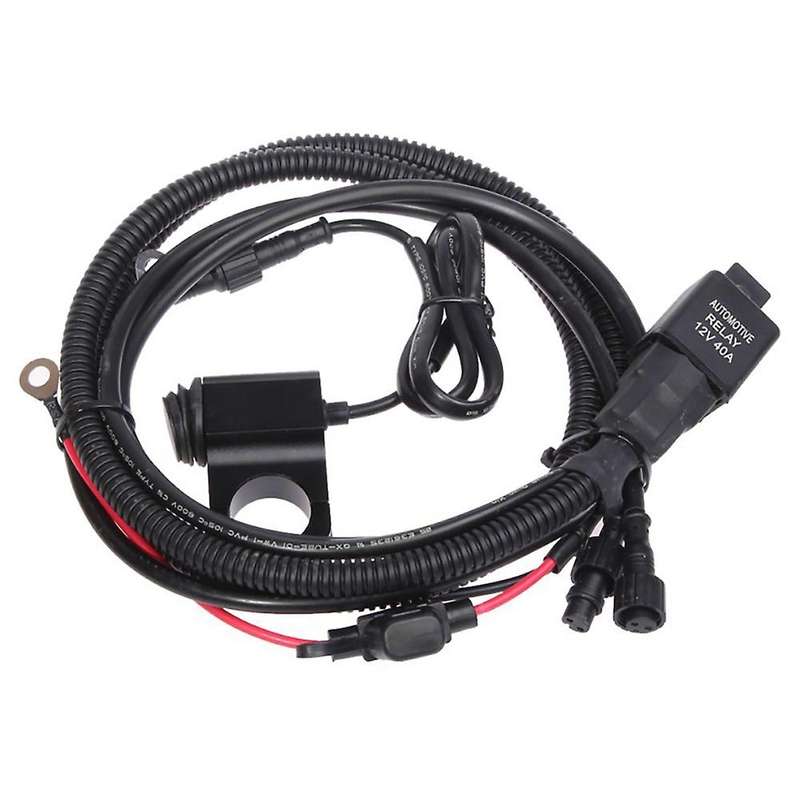 40A Relay Switch Control Line Group Waterproof for Handlebar Switch Work Light Spotlight Motorcycle