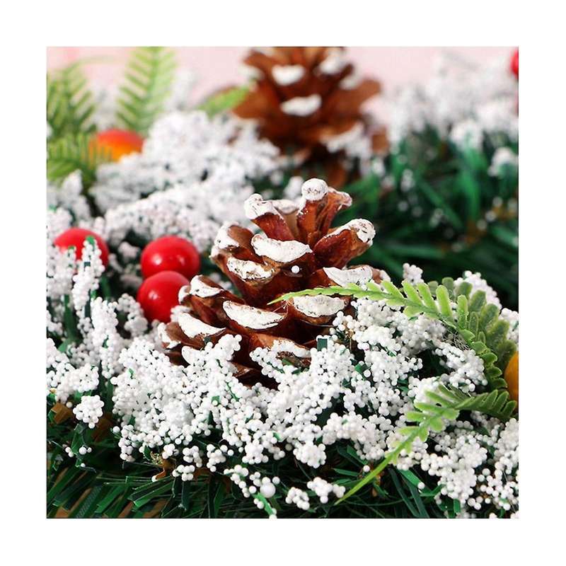 40cm Christmas Wreath Holiday Wreath Christmas Ornament Christmas Wreath Hanging Ornament