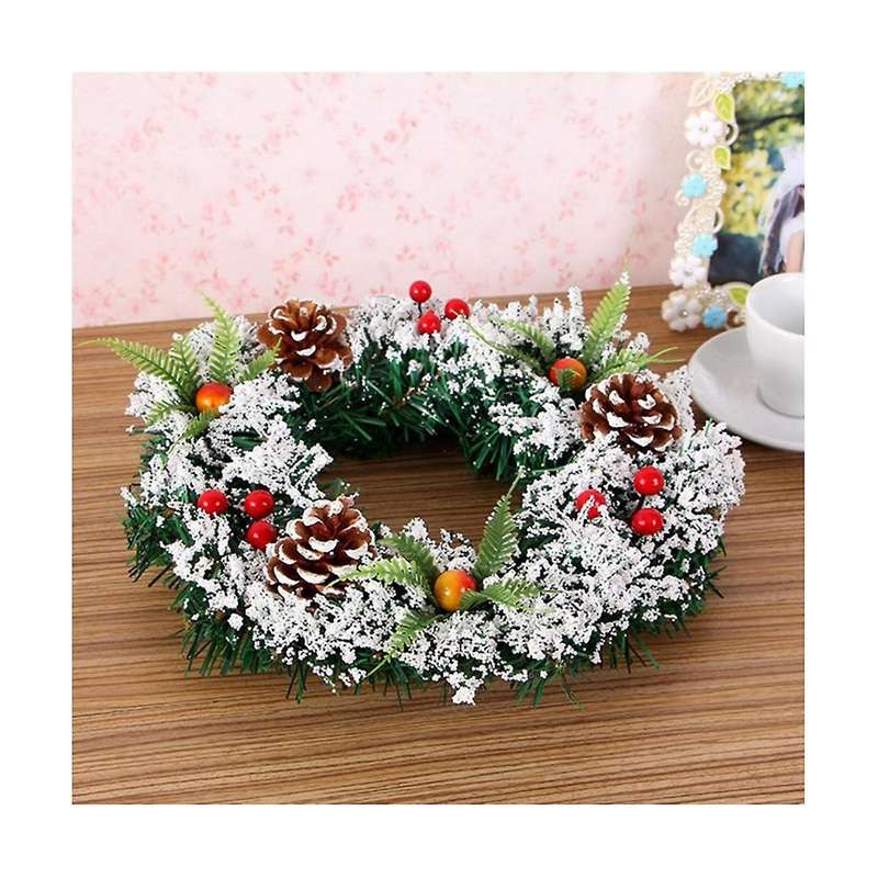 40cm Christmas Wreath Holiday Wreath Christmas Ornament Christmas Wreath Hanging Ornament