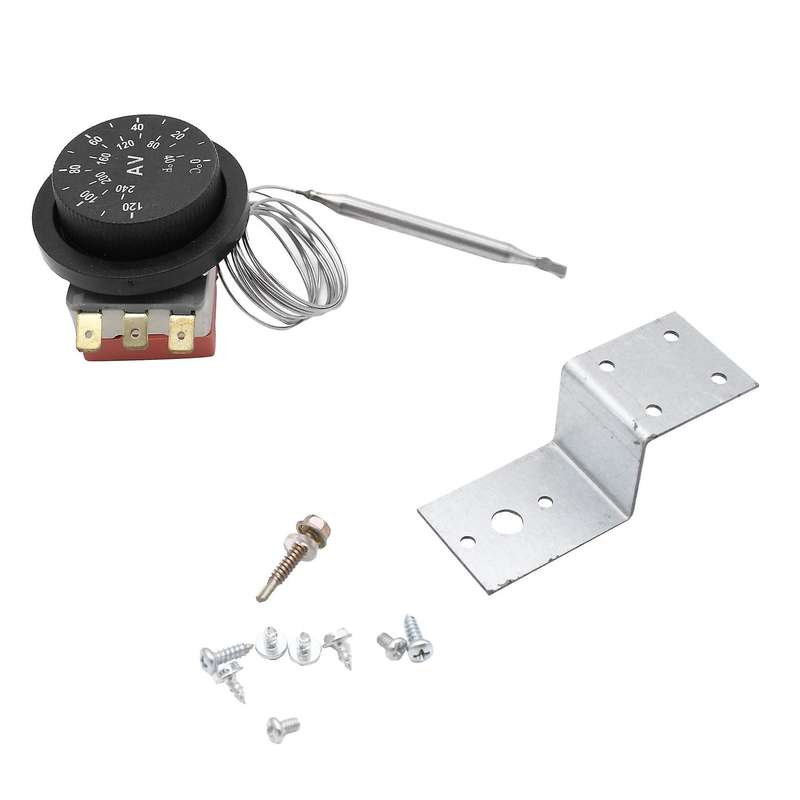 40A Auto Adjustable Electric 12V Radiator Fan Thermostat Control Relay Wire Kit for Car Truck