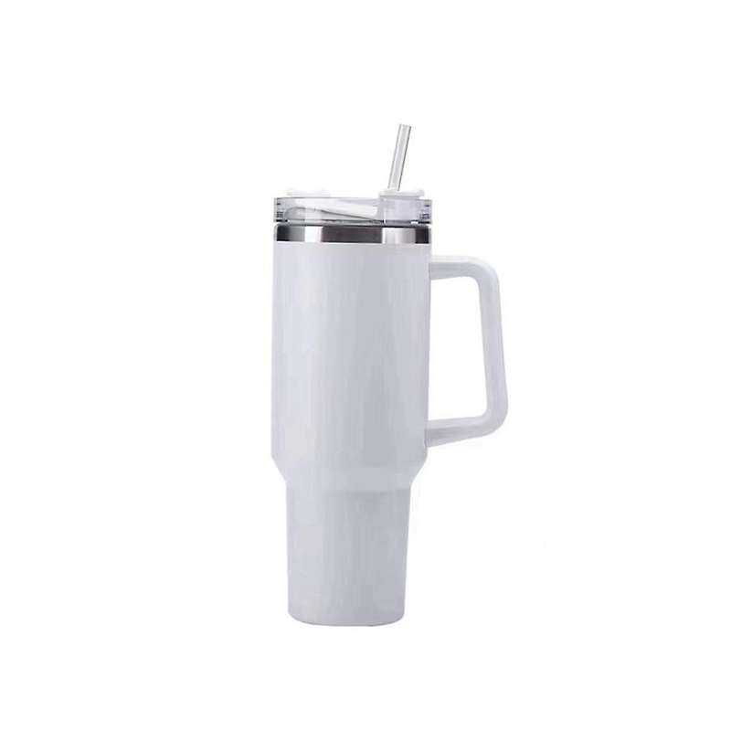 40oz Insulation and Cold Insulation Car Cup Double Vacuum 304 Stainless Steel Straw Cup