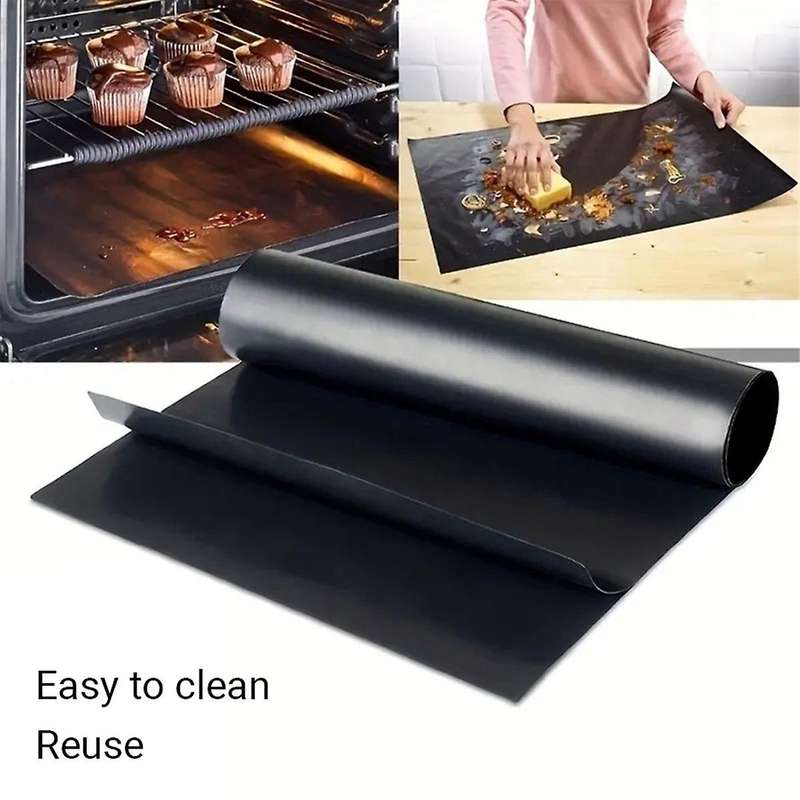 40cm X 60cm Reusable Non-Stick BBQ Grill Mat Barbecue Baking Liners Microwave Oven Tool