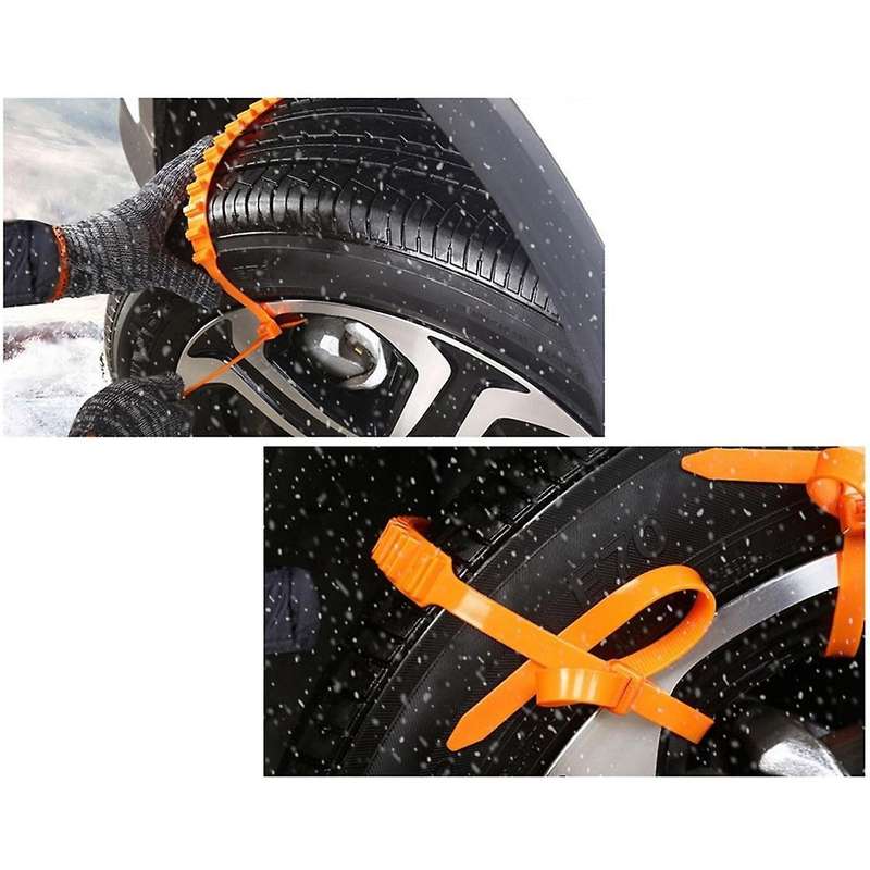 40pcs Anti-skid Snow Chains Car Winter Tire Wheels Chains for Car Truck Snow Mud Wheel Tire Cable Ti