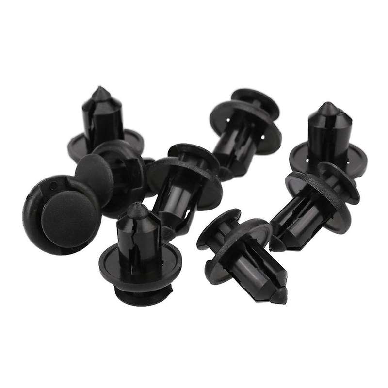 40pcs 10mm Push-type Plastic Bumper Flare Fastener Rivet Clips Remove the buckle tool