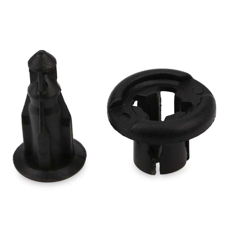 40pcs 10mm Push-type Plastic Bumper Flare Fastener Rivet Clips Remove the buckle tool