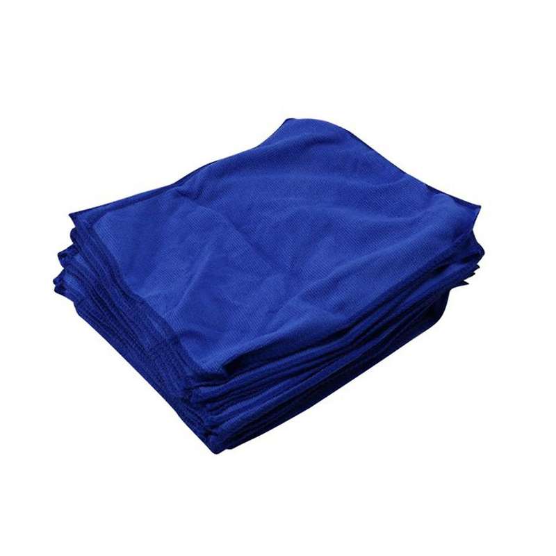 40pcs Absorbent Microfiber Towel Car Home Kitchen Washing Clean Wash Cloth Blue