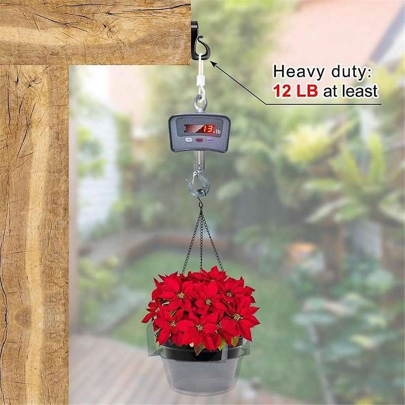 40Pack Q-Hanger Hooks, Christmas Lights Hanger Hooks with Screw for Garage Outdoor Release Wire Fair