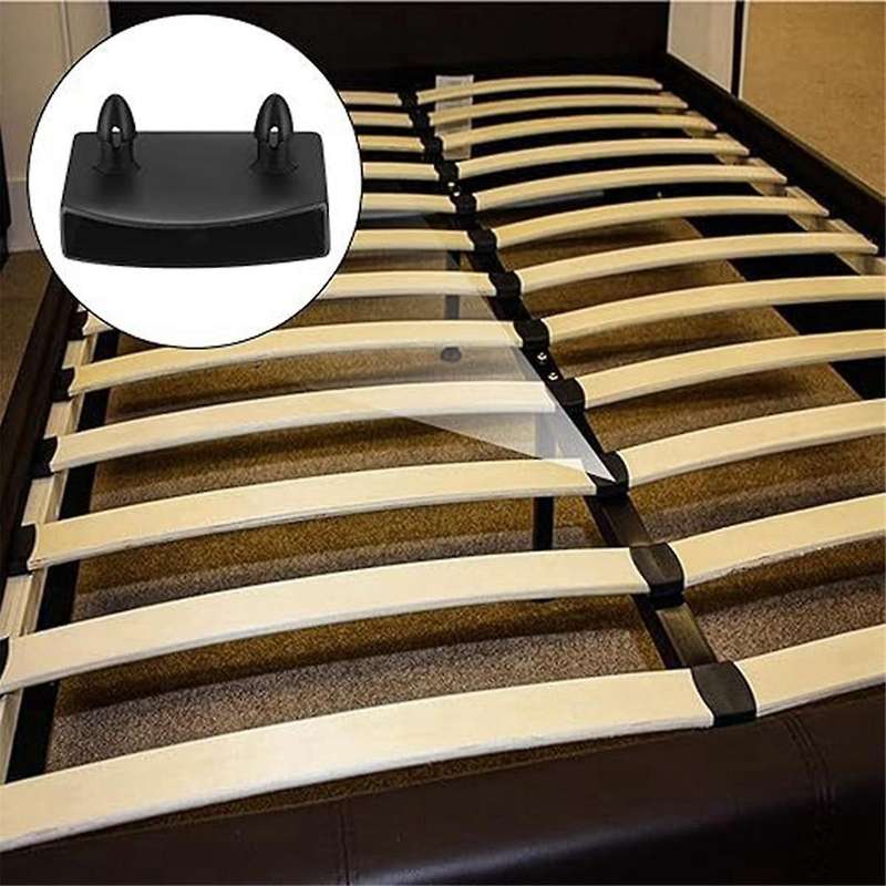 40pcs Bed Slat End Caps Holders Connector Furniture Accessory for Holding Securing Wooden Slats Bed