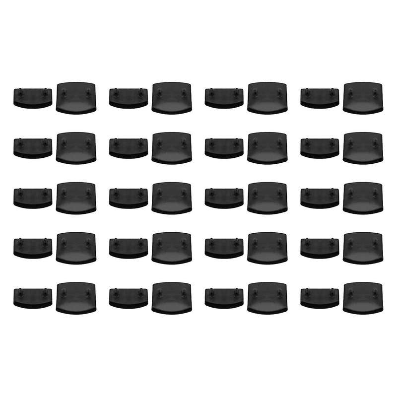 40pcs Bed Slat End Caps Holders Connector Furniture Accessory for Holding Securing Wooden Slats Bed