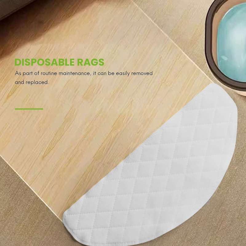 40Pcs Disposable Rags Compatible Ecovacs Deebot Ozmo T8 Vacuum Cleaner Mop