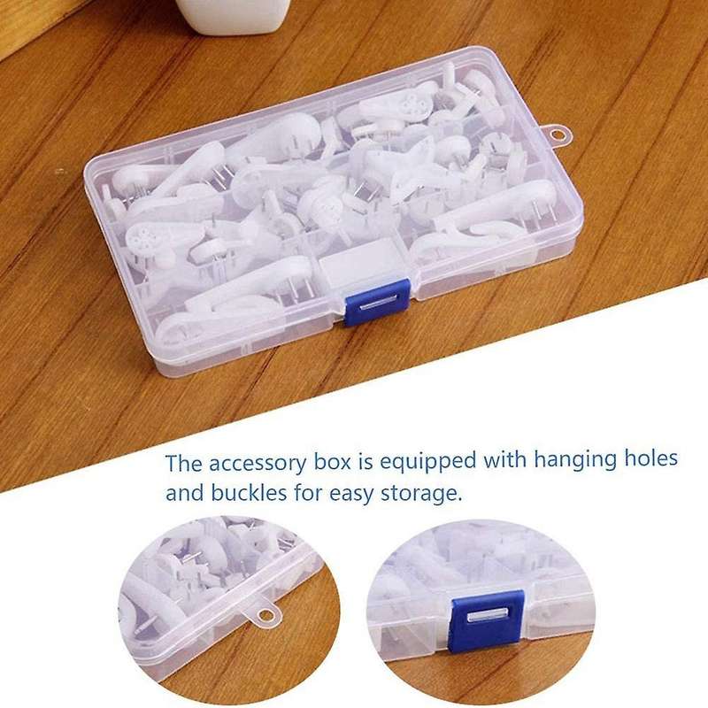 40Pcs Invisible Nail Screws Wall Hooks Picture Hangers Traceless Photo Hook Multi Function Picture P