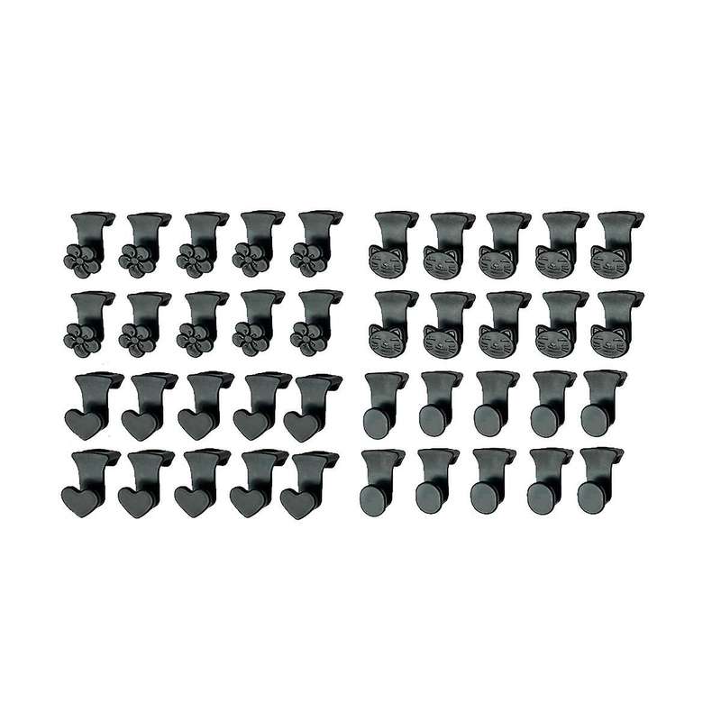 40pcs Space Saving Hanger Hooks, Clothes Hanger Connector Hooks for Organizer Closet Space, Fits Al