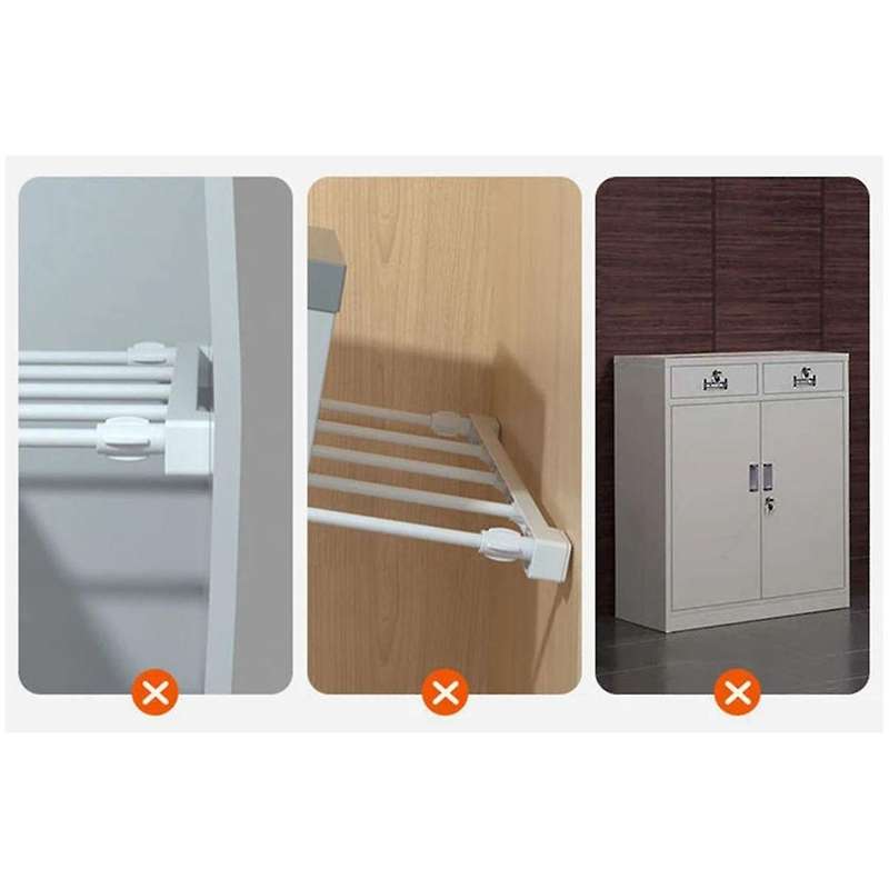 40PCS Shelf Support Adhesive Pegs Closet Partition Bracket for Kitchen Bedroom Cabinet Support Clip