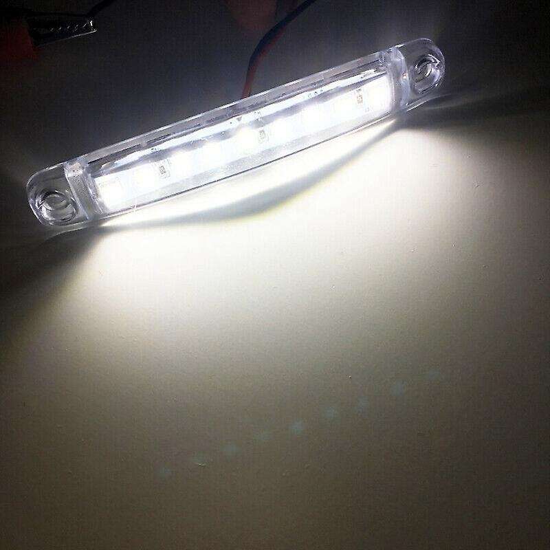 40X Red/Amber/White/Blue Sealed 9 Led Side Marker Light for Truck Trailer Lorry