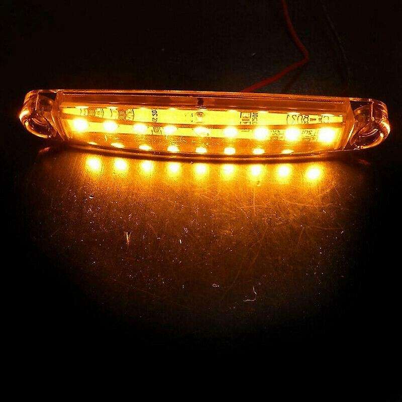 40X Red/Amber/White/Blue Sealed 9 Led Side Marker Light for Truck Trailer Lorry