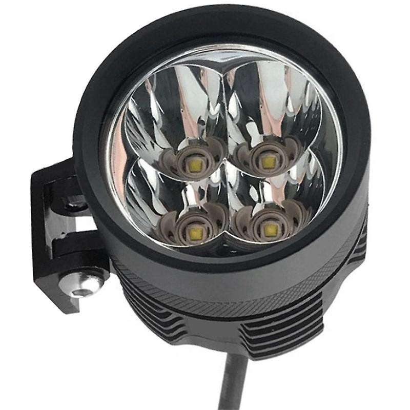40W Motorcycle Headlight Scooter Fog Spotlight Led Motorbike Atv 12V 6000K Moto Working Spot Light h