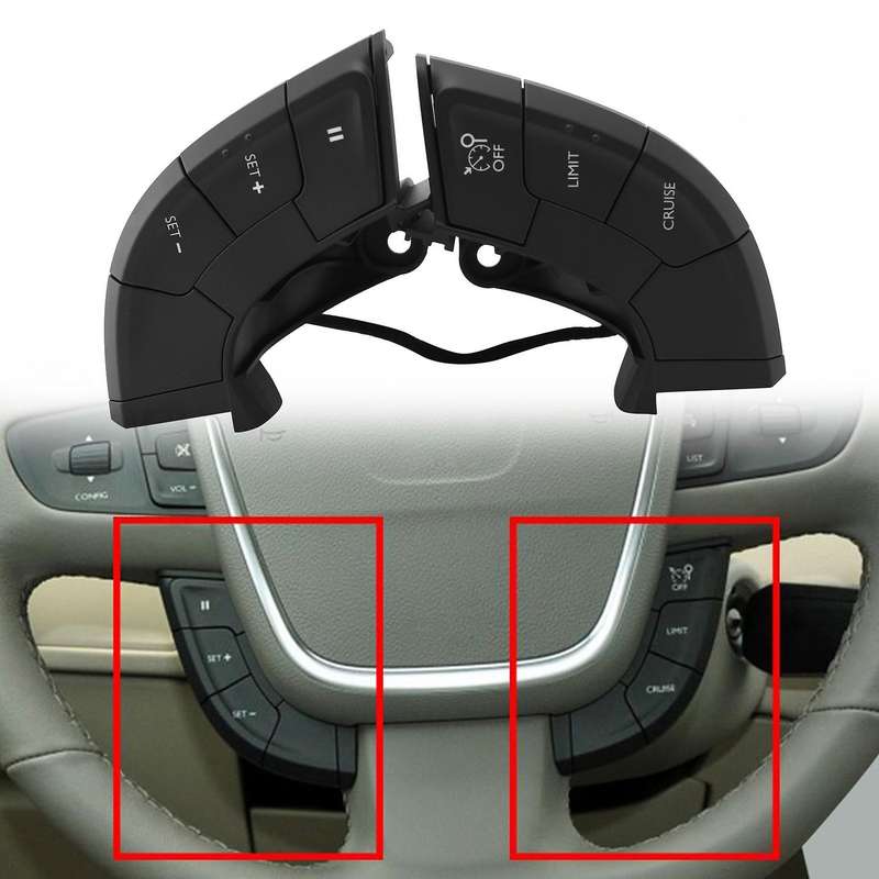 4112QK/4112QL Cruise Control Switch Steering Wheel Speed Control Switch Button for 508/508SW 2011-20