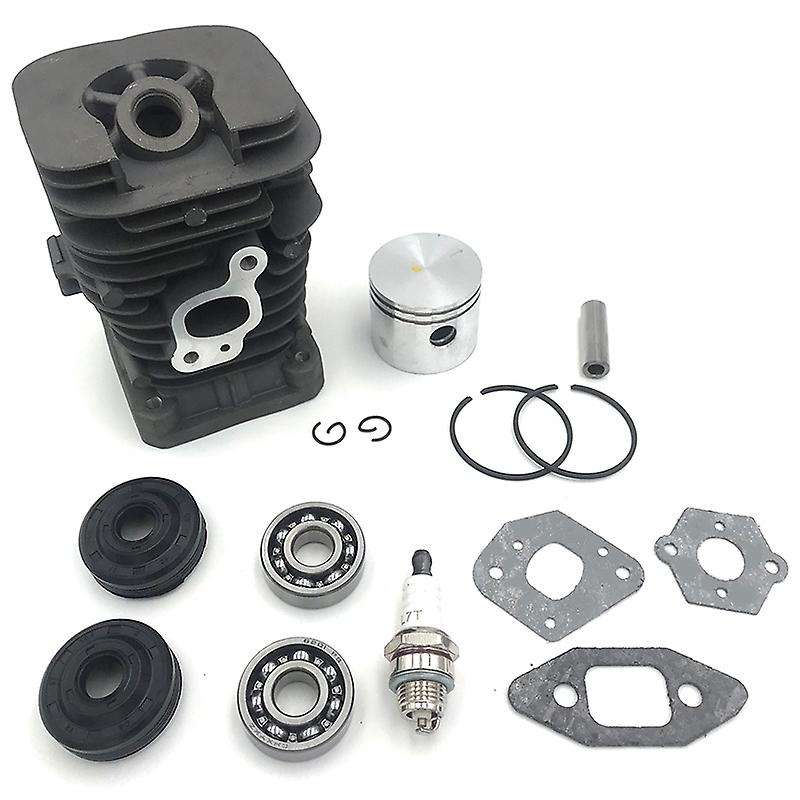 41.1mm Chainsaw Cylinder and Gasket Assy Plug Grooved Ball Kit for Partner 350 Partner 351