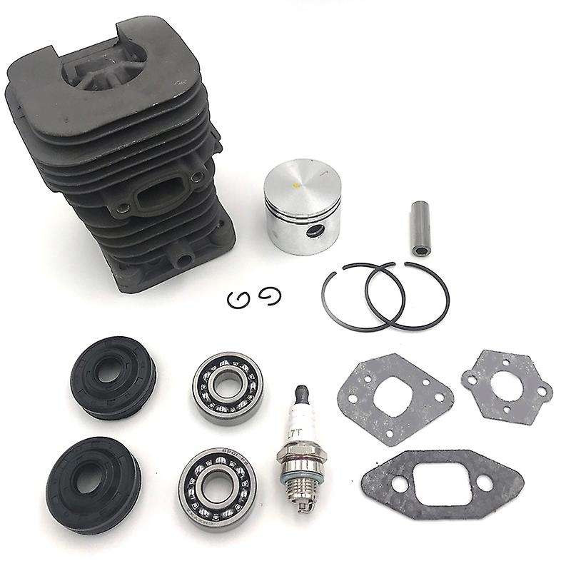 41.1mm Chainsaw Cylinder and Gasket Assy Plug Grooved Ball Kit for Partner 350 Partner 351