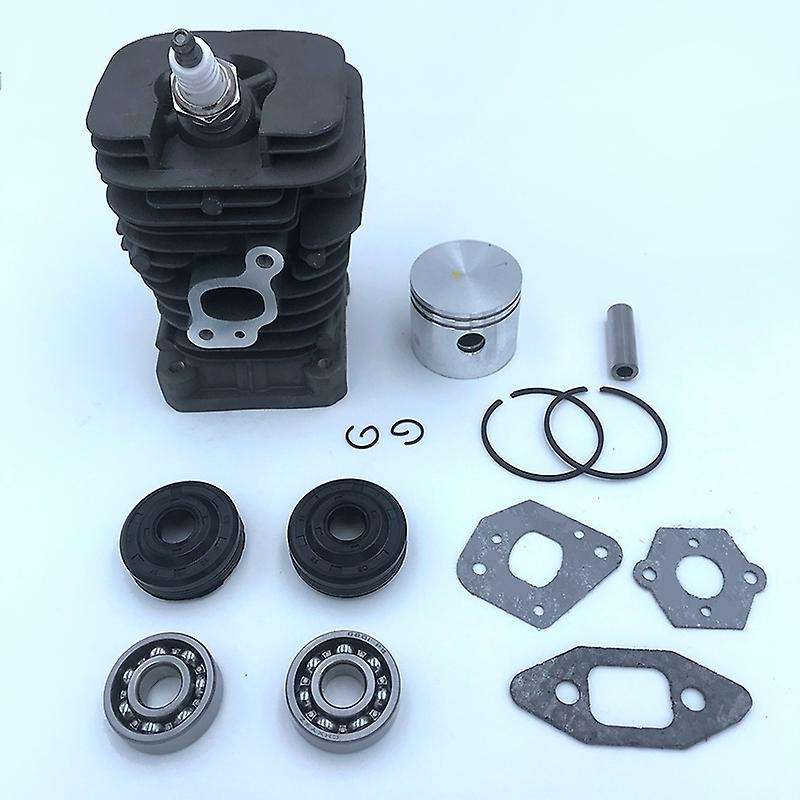 41.1mm Chainsaw Cylinder and Gasket Assy Plug Grooved Ball Kit for Partner 350 Partner 351