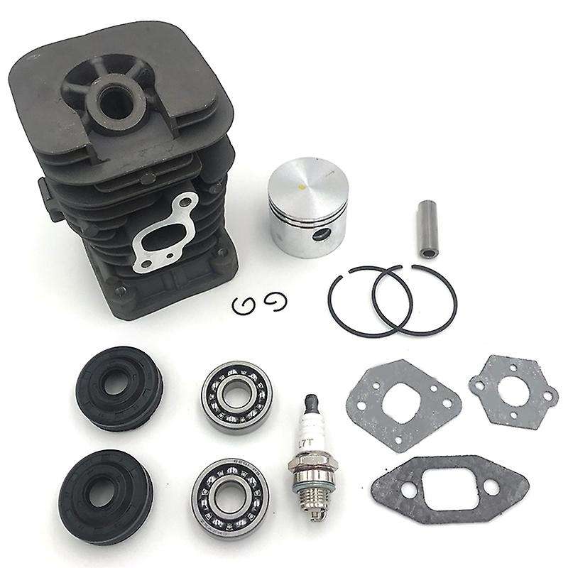 41.1mm Chainsaw Cylinder and Gasket Assy Plug Grooved Ball Kit for Partner 350 Partner 351