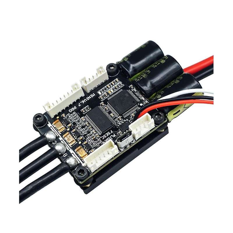 4-13s Lipo Esc Speed Control Mini Fsesc6.7 70a Base On Vesc6.6 with Aluminum Anodized Heat Sink Fo