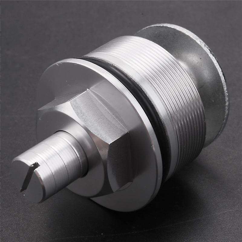 41MM Motorcycle Front Screw Fork Cover Cap Preload Adjusters Bolts for CB400(Silver)