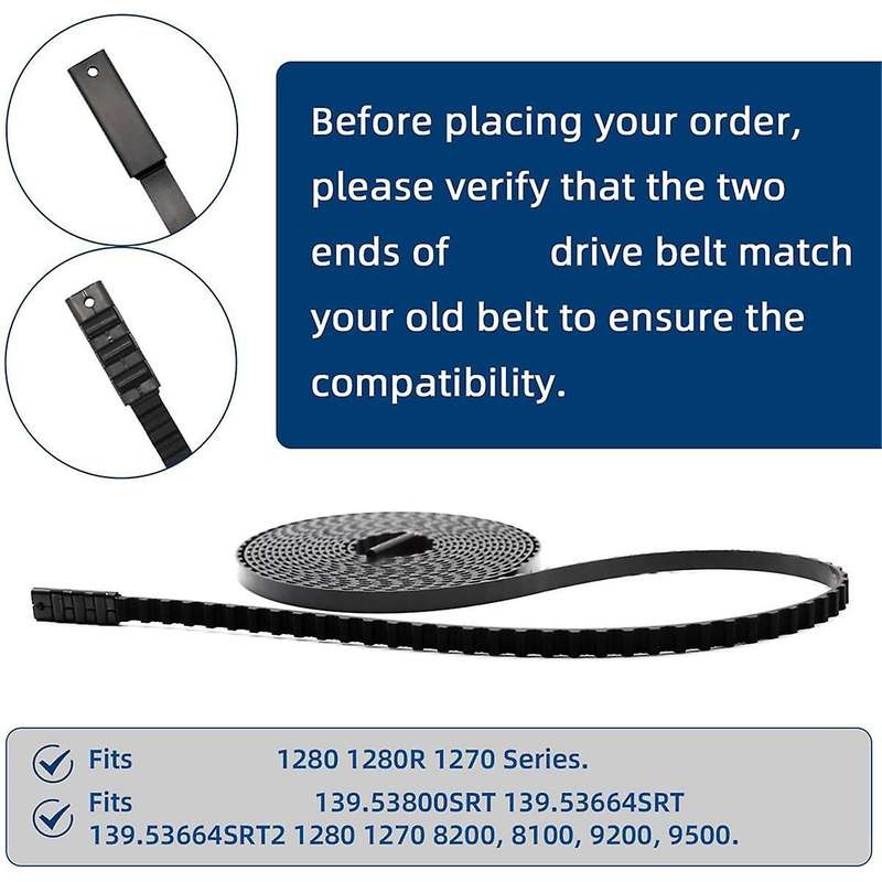 41a3589-3 41a358912 Drive Belt for 7 Ft High Garage Door, 233 Inches Belt Assembly for Garage Door O