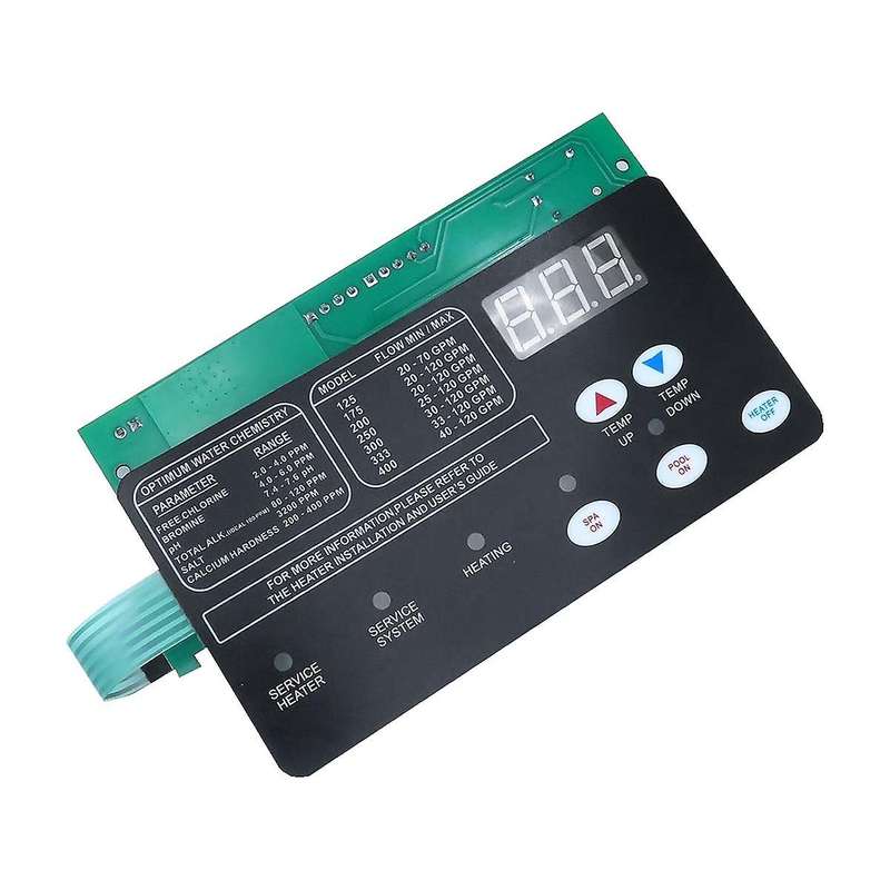 42002-0007S Control Board Kit with 472610Z Switch Pad for Master LP Series Pool/Spa Heater Electric