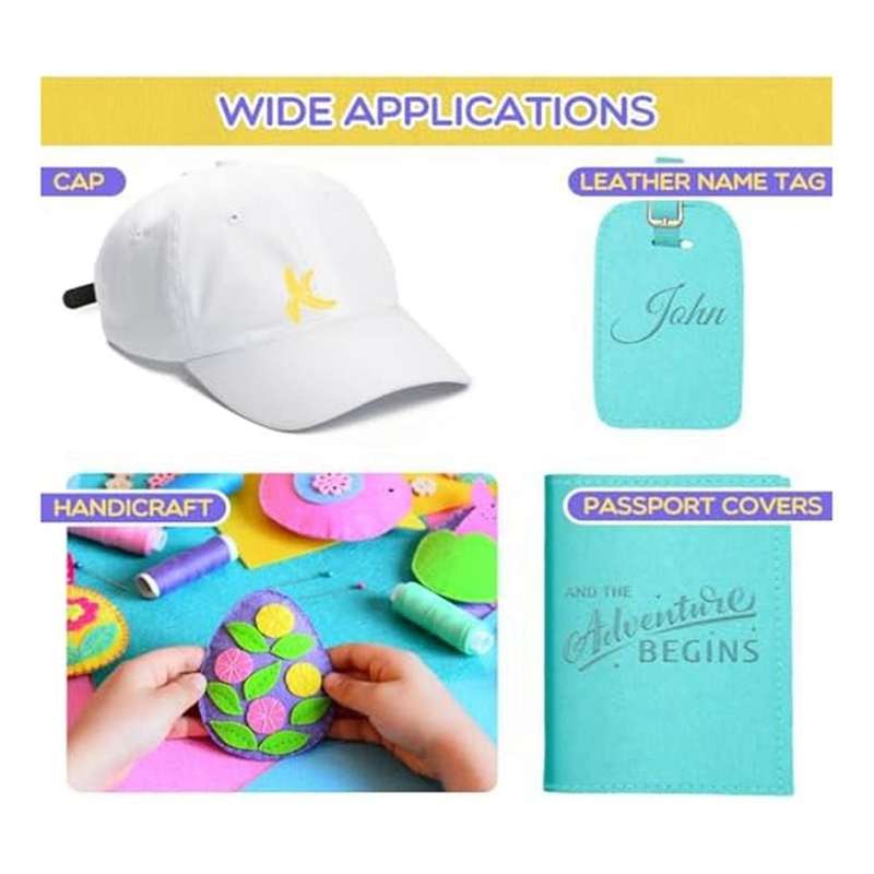 42 Sheets of Laser Engraved Materials Laser Engraved Felt Sheets for Laser Engraving,Cutting, DIY E