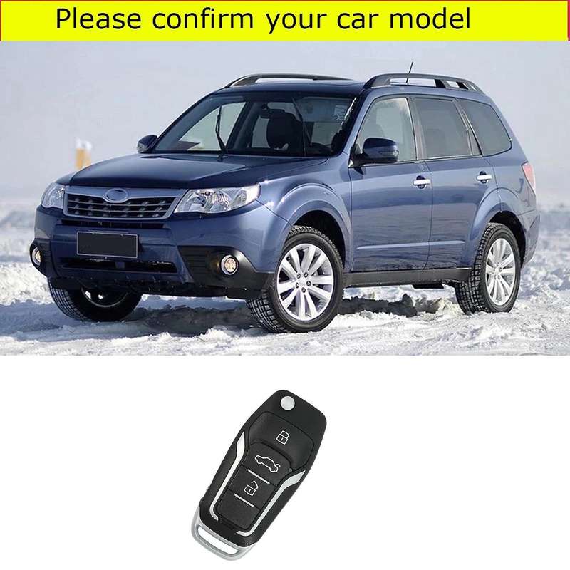 433MHz 4D62 Chip Flip Folding 3 Button Remote Key Fob Key for Forester 2008-2012
