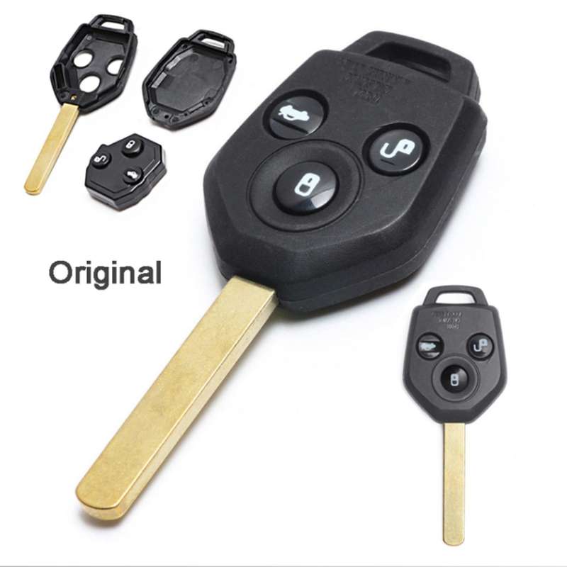 433MHz 4D62 Chip Flip Folding 3 Button Remote Key Fob Key for Forester 2008-2012