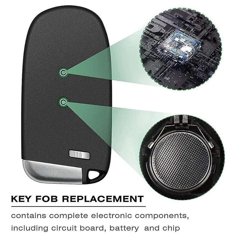 433MHz 4 Button Fob Remote Key with Battery for Journey 2015 2016 2017 2018 FCC ID: M3N-40821302 680