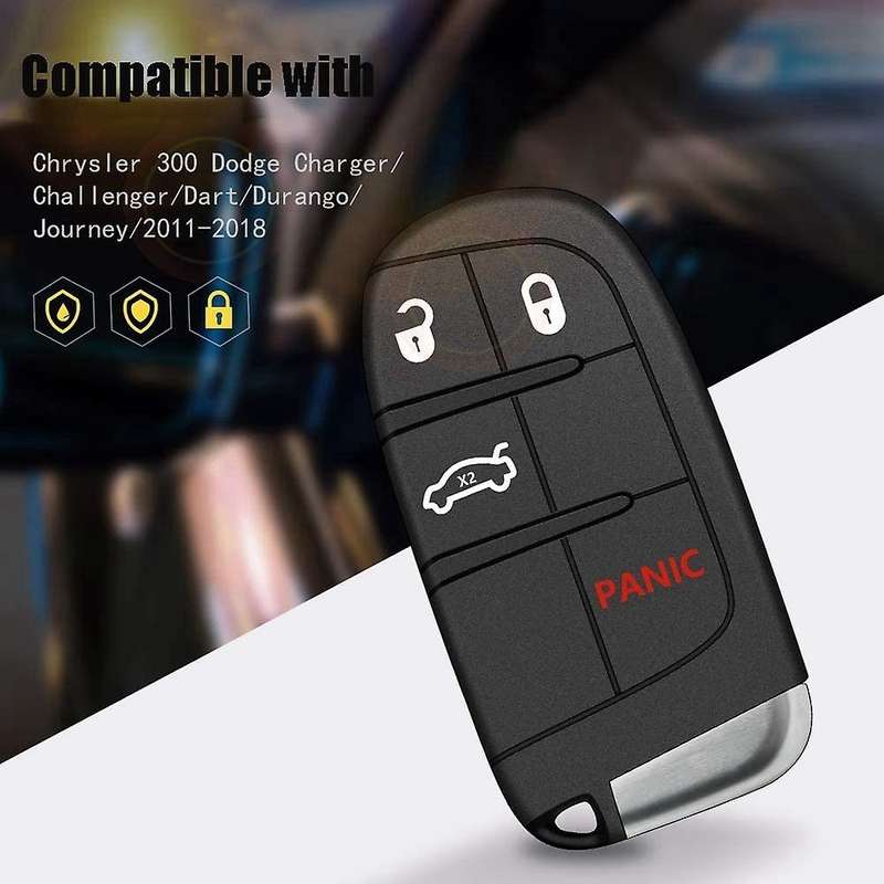 433MHz 4 Button Fob Remote Key with Battery for Journey 2015 2016 2017 2018 FCC ID: M3N-40821302 680