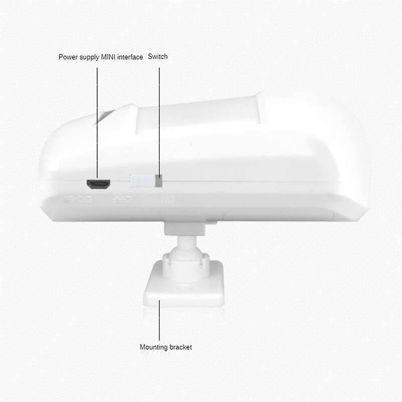 433Mhz Multi-Function Wide-Angle Wireless Infrared Detector Door Window Alarm Burglar Alarm Equipmen