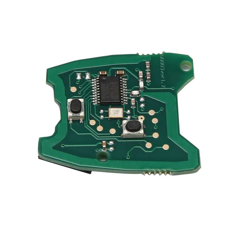433MHz 2 Button Remote Key FOB Circuit Board Compatible Peugeot 307