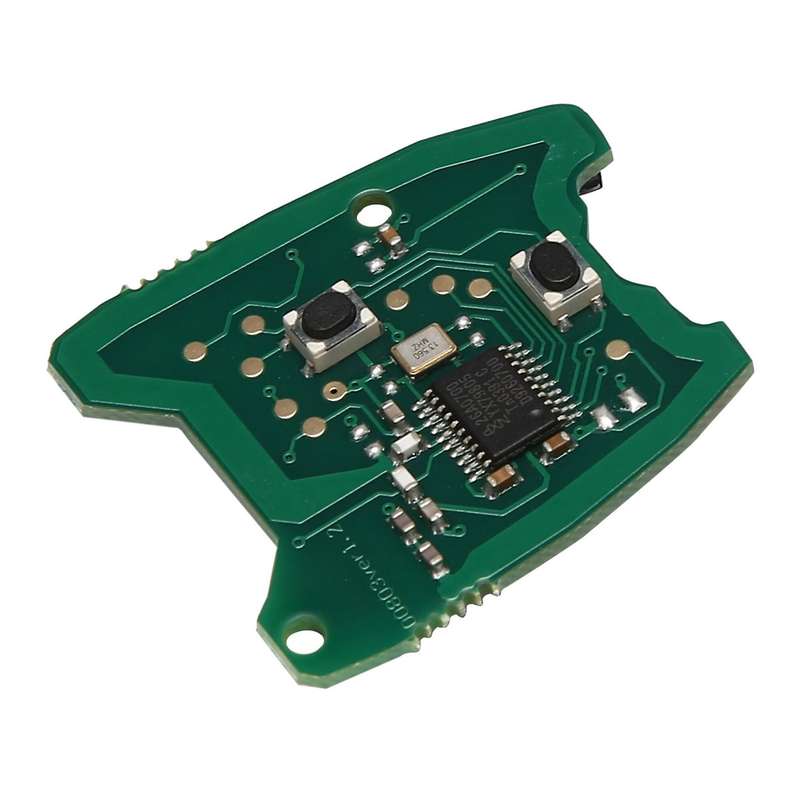 433MHz 2 Button Remote Key FOB Circuit Board Compatible Peugeot 307