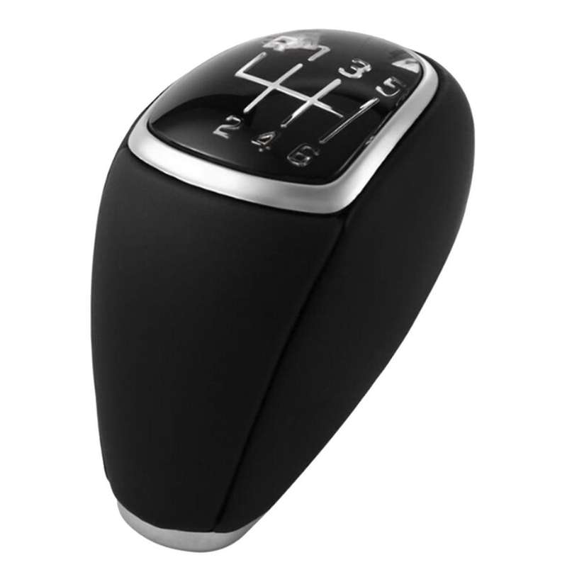437112W200 Car 6 Speed Manual Leather Gear Shift Knob for IX45 Sports 2012-2015 Car Accessories