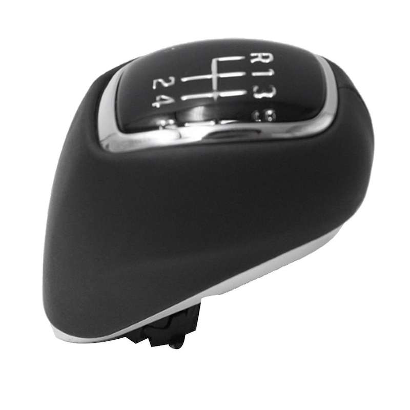 437112W200 Car 6 Speed Manual Leather Gear Shift Knob for IX45 Sports 2012-2015 Car Accessories