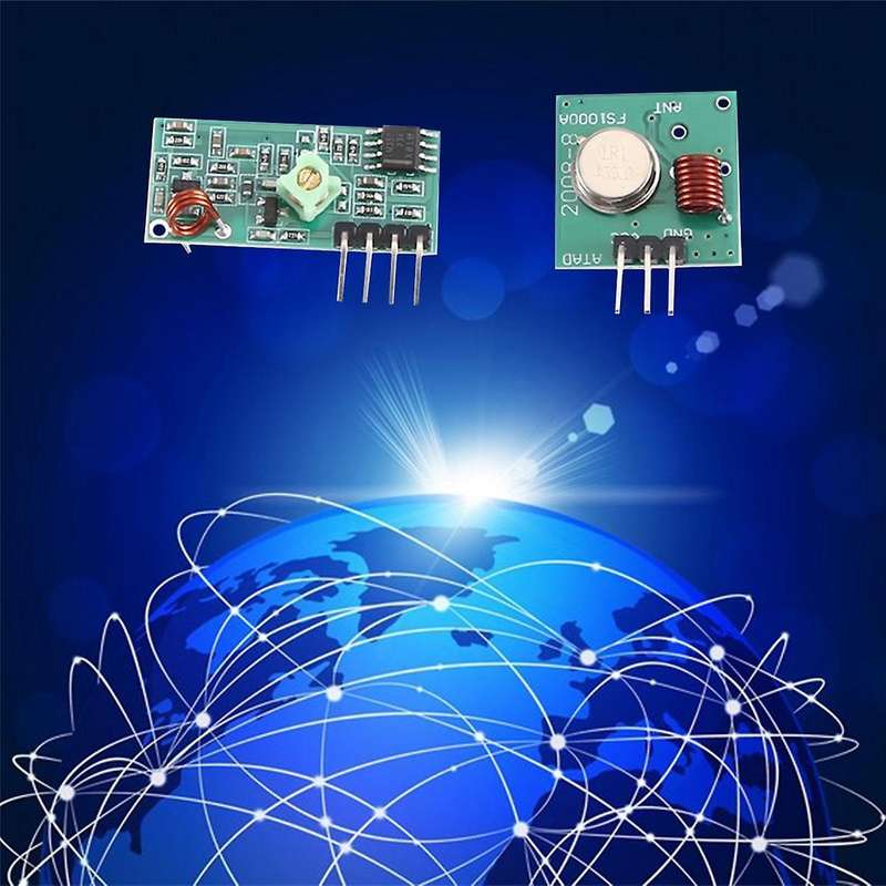 433MHZ Ultra Module Wireless Transmitter Module Burglar Alarm Transmitter Receiver Portable Frequenc