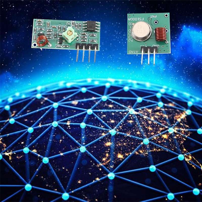 433MHZ Ultra Module Wireless Transmitter Module Burglar Alarm Transmitter Receiver Portable Frequenc