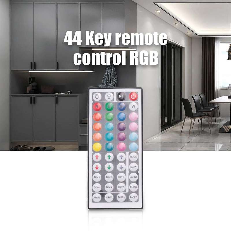 44 Key Remote Control Rgb 5m 3528 300 Smd Stripe Bar 12v