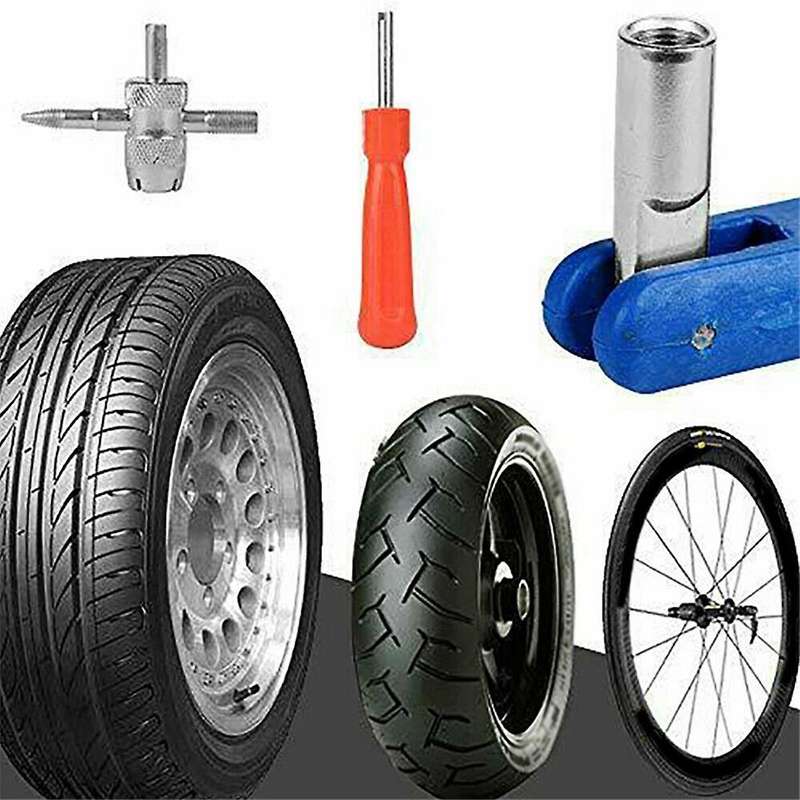 43pcs Valve Installation Tool Kit Tire Valve Stem Tool Puller and Installation Kit