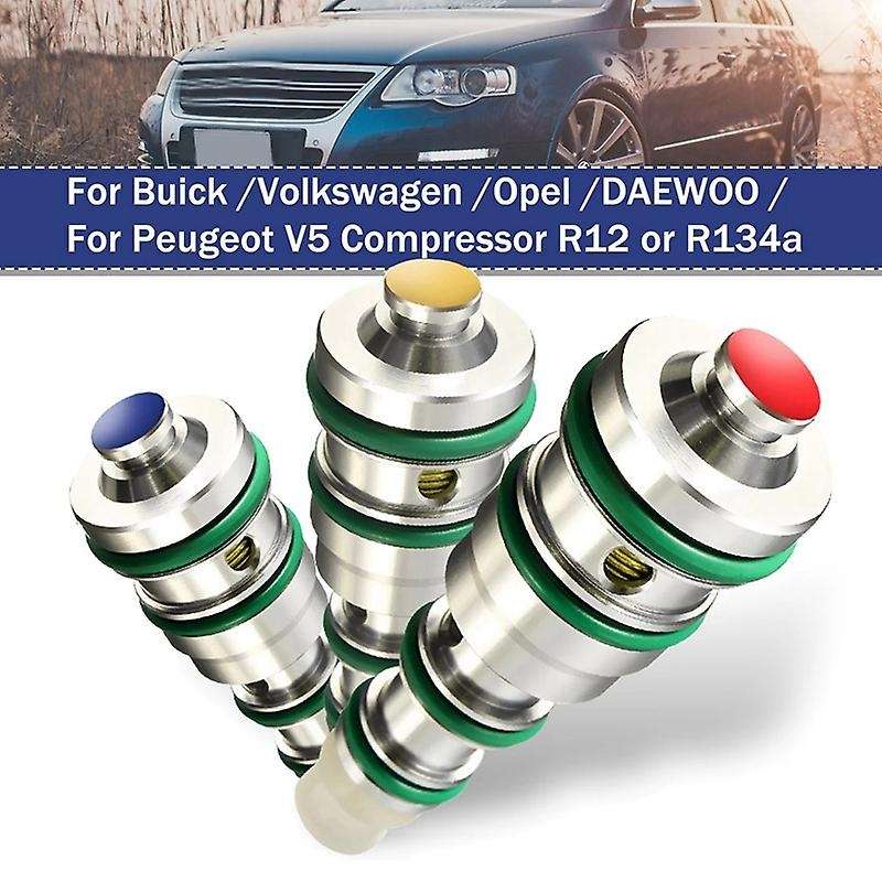 44Psi 42Psi 40Psi V5 Compressor R12 or R134A Air Conditioning Compressor Solenoid Valve for Opel