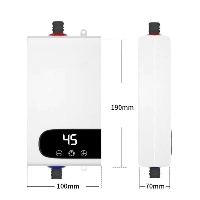 4500w Electric Water Heater - Fast Instant Heating Small Electric Water Heater Constant Temperature
