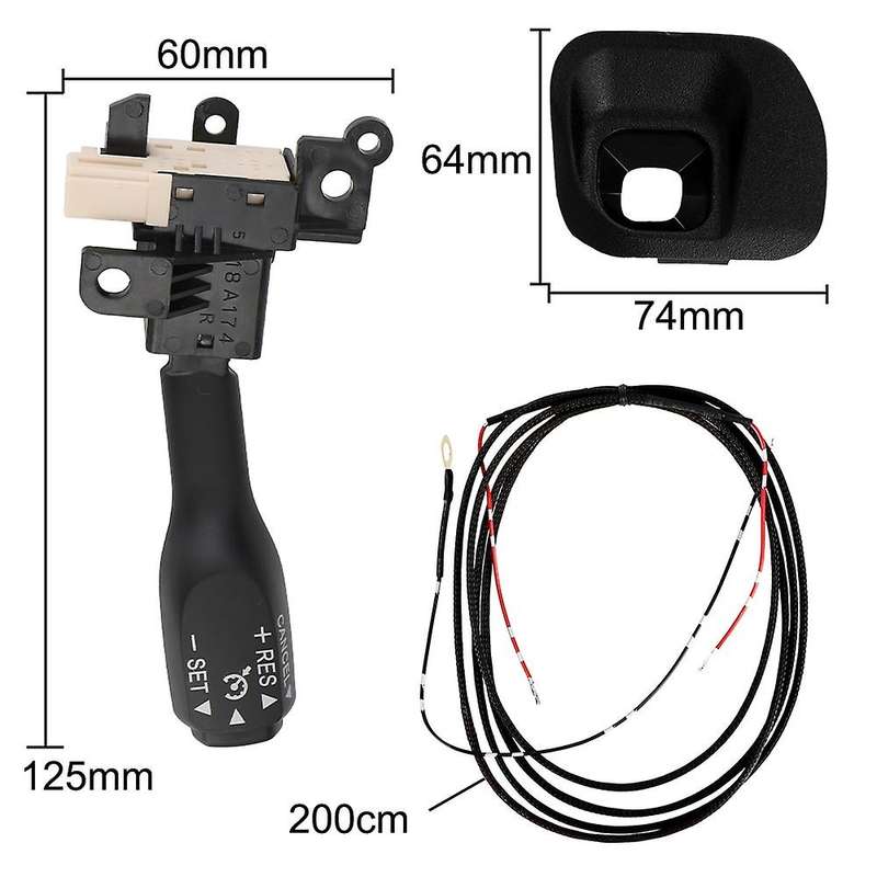 45186-47030-C0 Steering Wheel Cruise Control Switch & Dust Cover 84632-34011 for Prius Plug-in Hybri