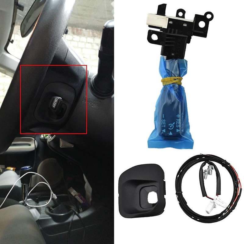 45186-47030-C0 Steering Wheel Cruise Control Switch & Dust Cover 84632-34011 for Prius Plug-in Hybri